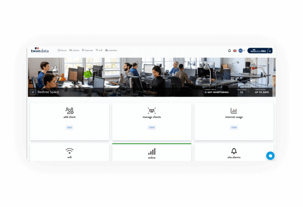 The twiindata dashboard