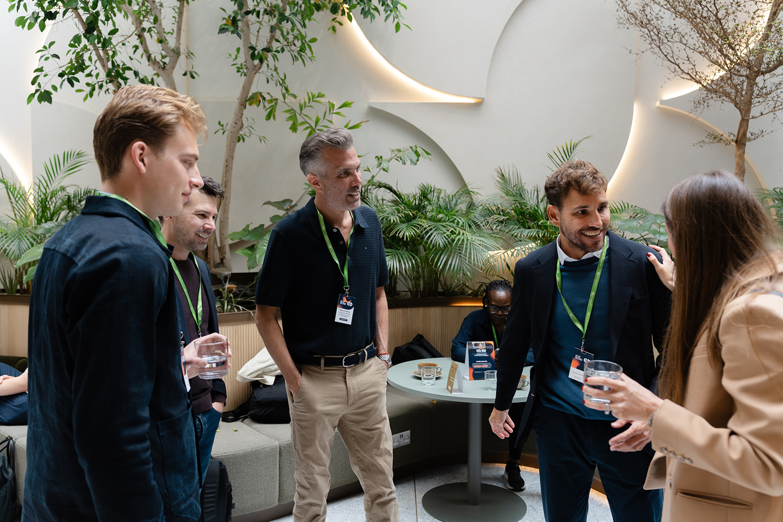 Guests networking at the Why Members Stay event
